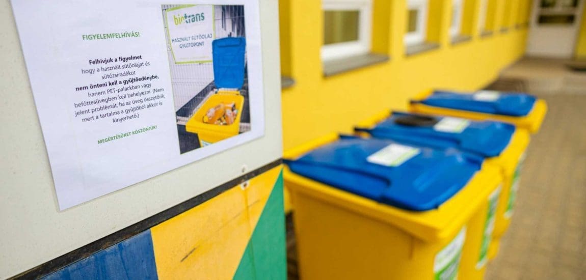 Rengeteg használt sütőolajat gyűjtött be a Mol