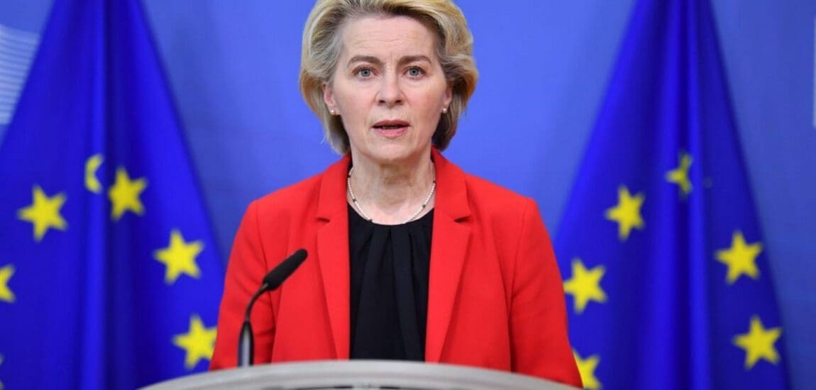 Ursula von der Leyen nem igazán happy