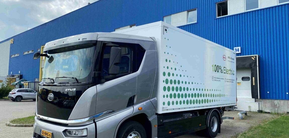 A Waberer’s Csoport tesztelhette először a BYD elektromos teherautóját az EU-ban