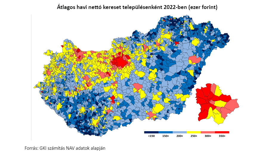 300 ezer forint alatt maradt a havi nettó átlagkereset 2022-ben