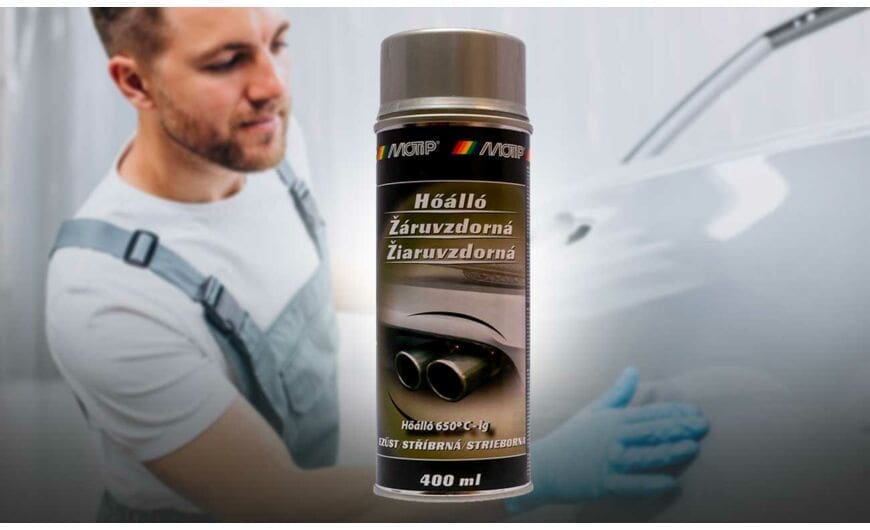 A hőálló ezüst festéket rengeteg felületen lehet használni