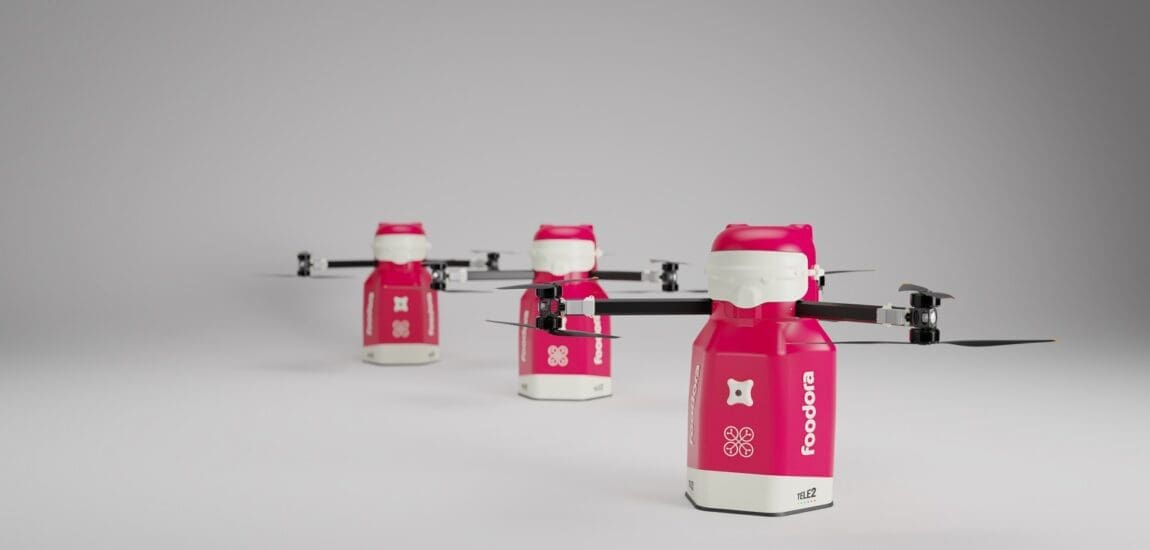 A foodora Európa élére repült a drónos kiszállításokkal