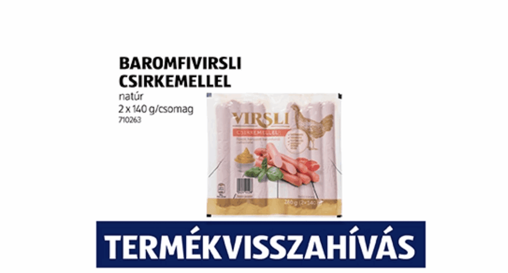 Termék visszahívás az Aldinál – Veszélyes összetevő került a virslibe