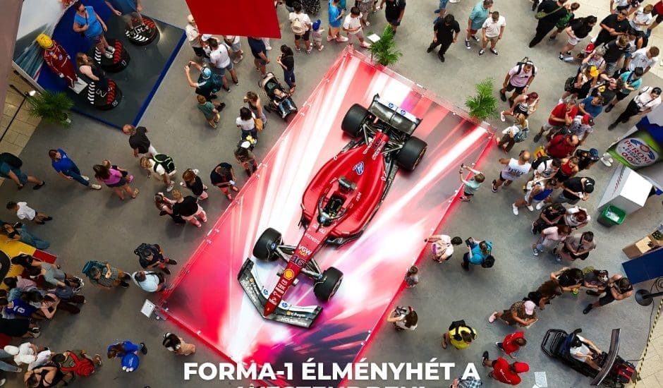 Forma–1 láz Budapesten – Ferrari, McLaren, LEGO-Mercedes versenyautók replikáit láthatjuk Budapesten is