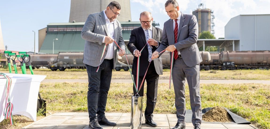 Letették a Mátrai Erőmű új alapkövét – 520 megawattos gázerőmű épül Visontán