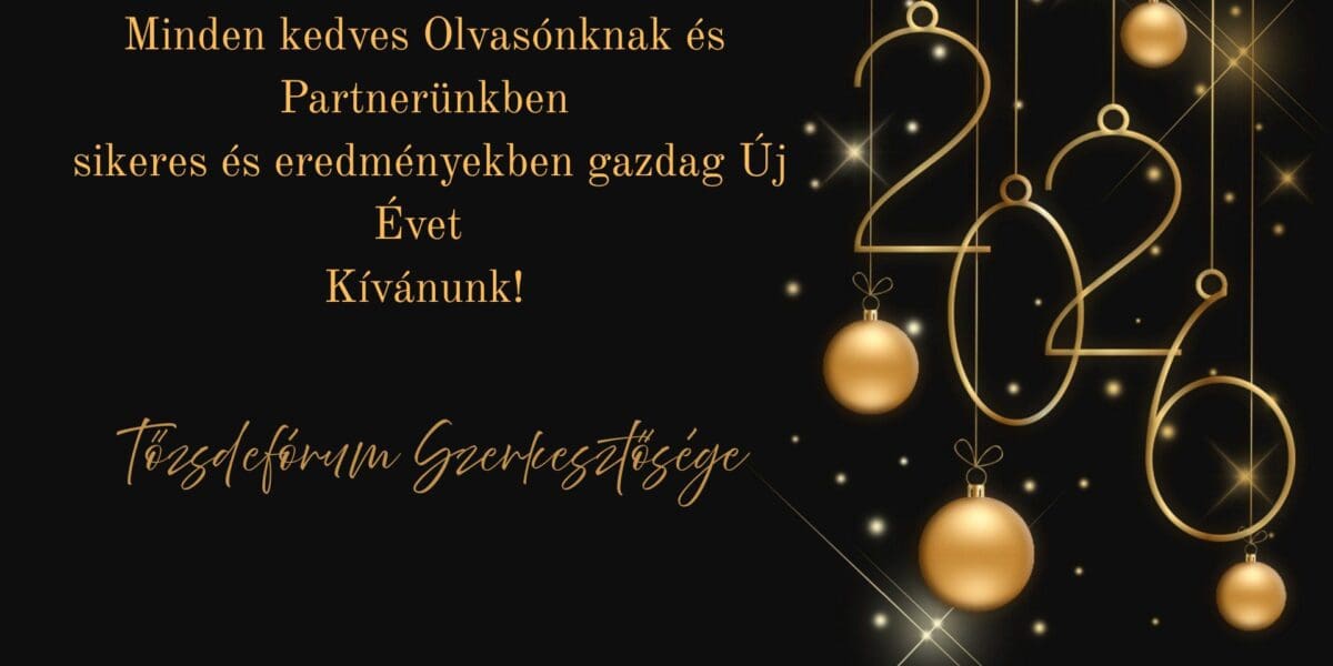 Eredményekben és sikerekben gazdag Új Évet kívánunk Olvasóinknak!