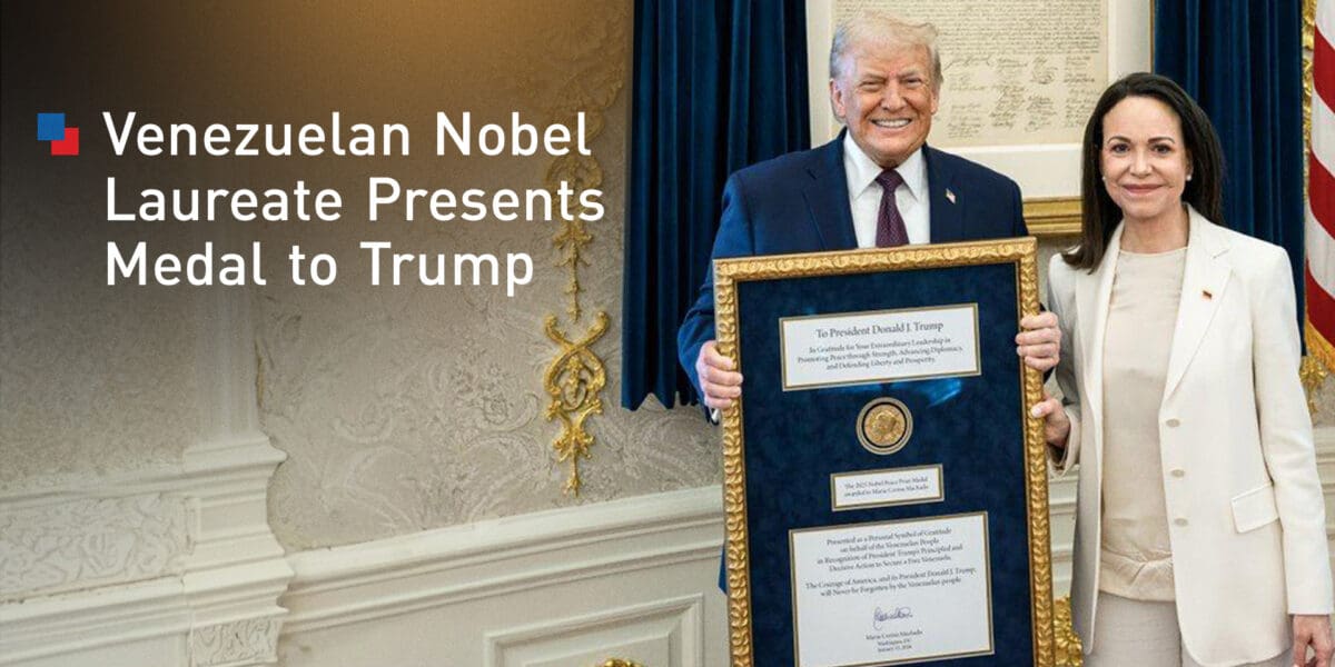 Történelmi gesztus – María Corina Machado átadta Nobel-békedíját Donald Trumpnak